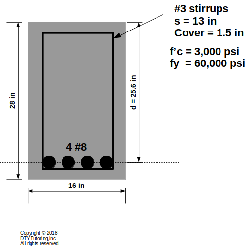 Singly Reinforced Beam Analysis Ex3